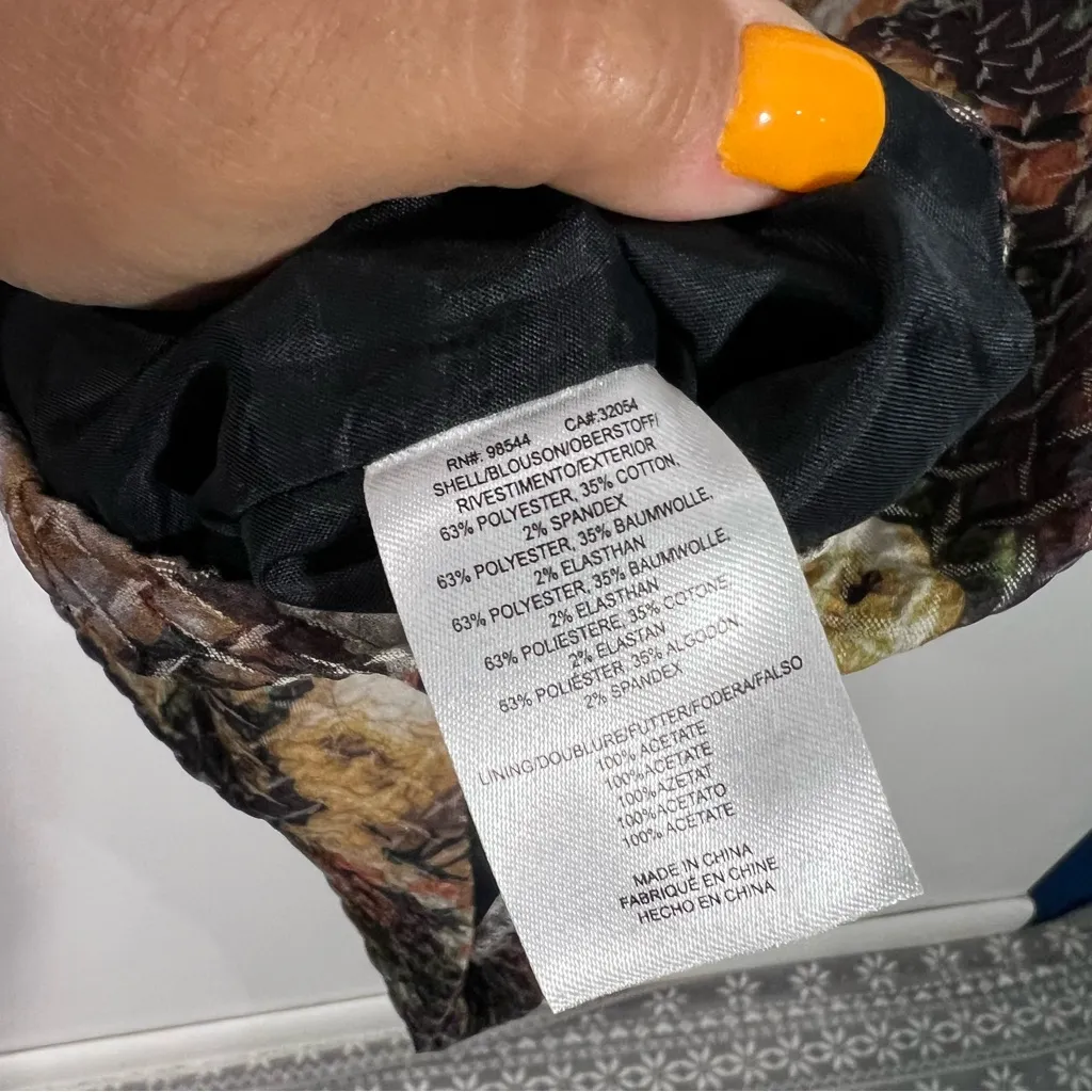 Anthropologie Tabitha Tema Quilted Floral Dress With Pockets Size‎ 6 - Image 11