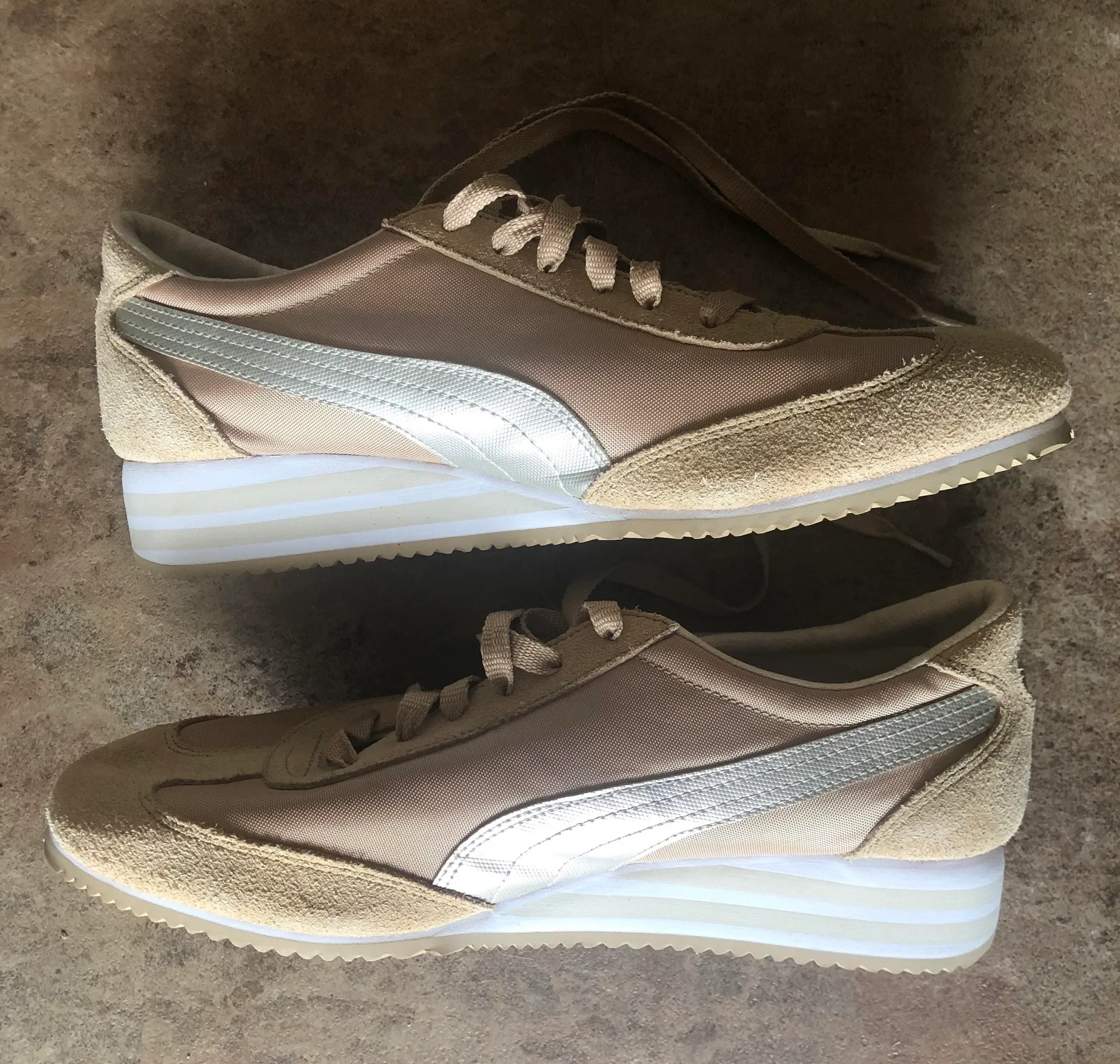 Puma Caroline Stripe Wedge Sneaker - Image 3