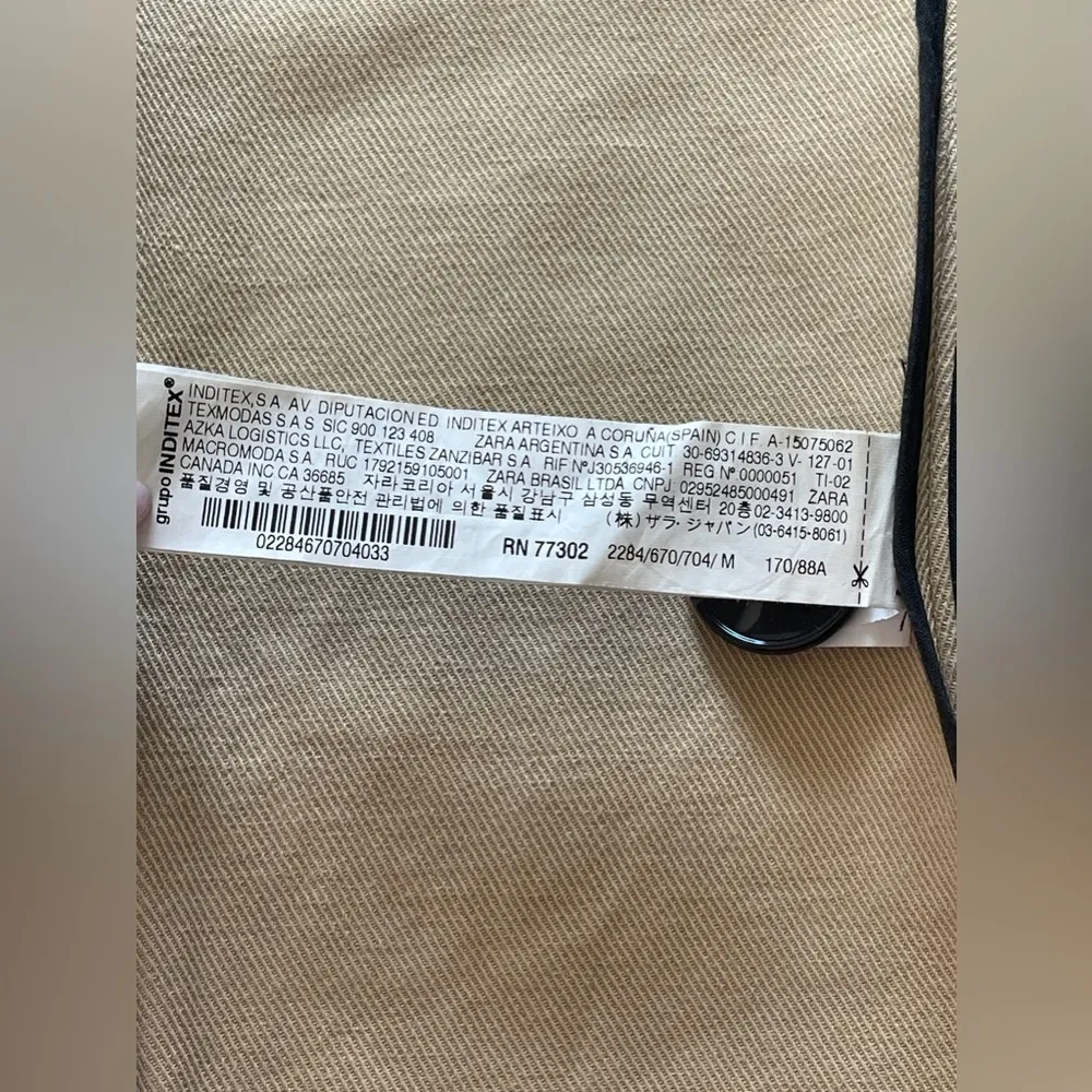 Women Double Breasted Coat Size M - Image 10