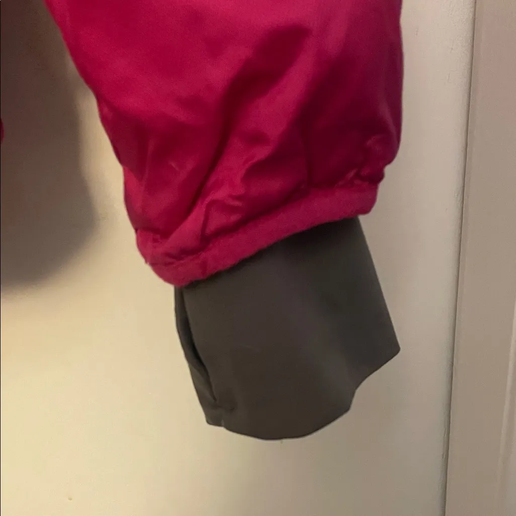 Lands' End Deep Red Hooded Jacket - Image 4