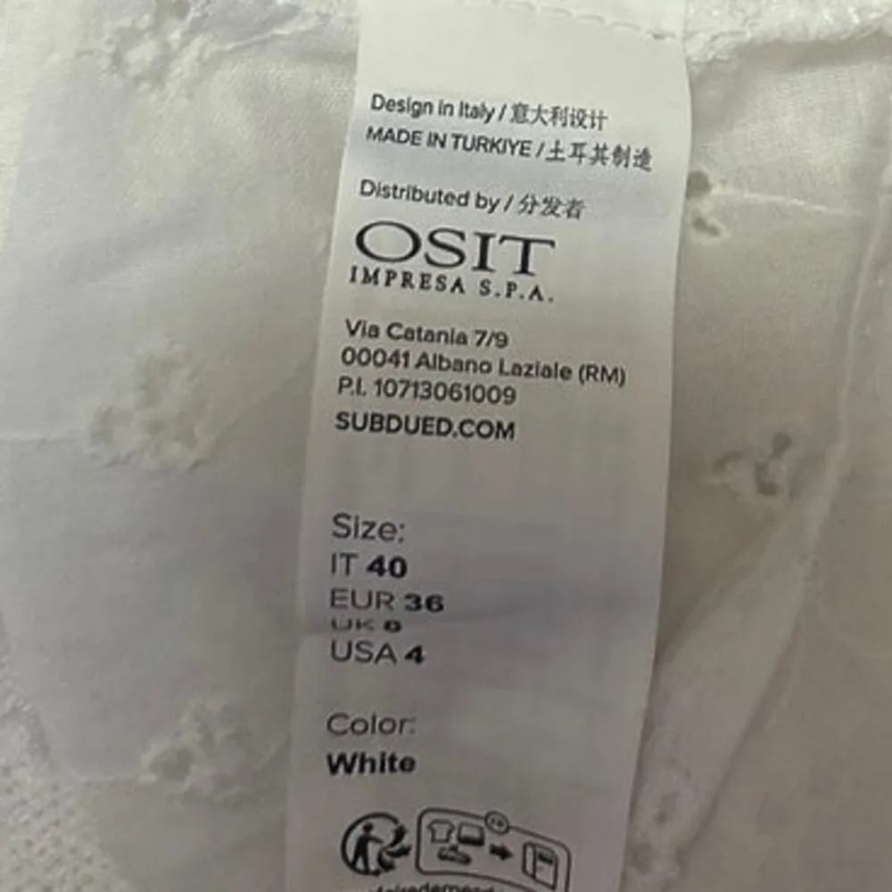 Subdued White Strapless Sleeveless Cutout Eyelet Crochet Crop Tube Tank Top S - Image 4