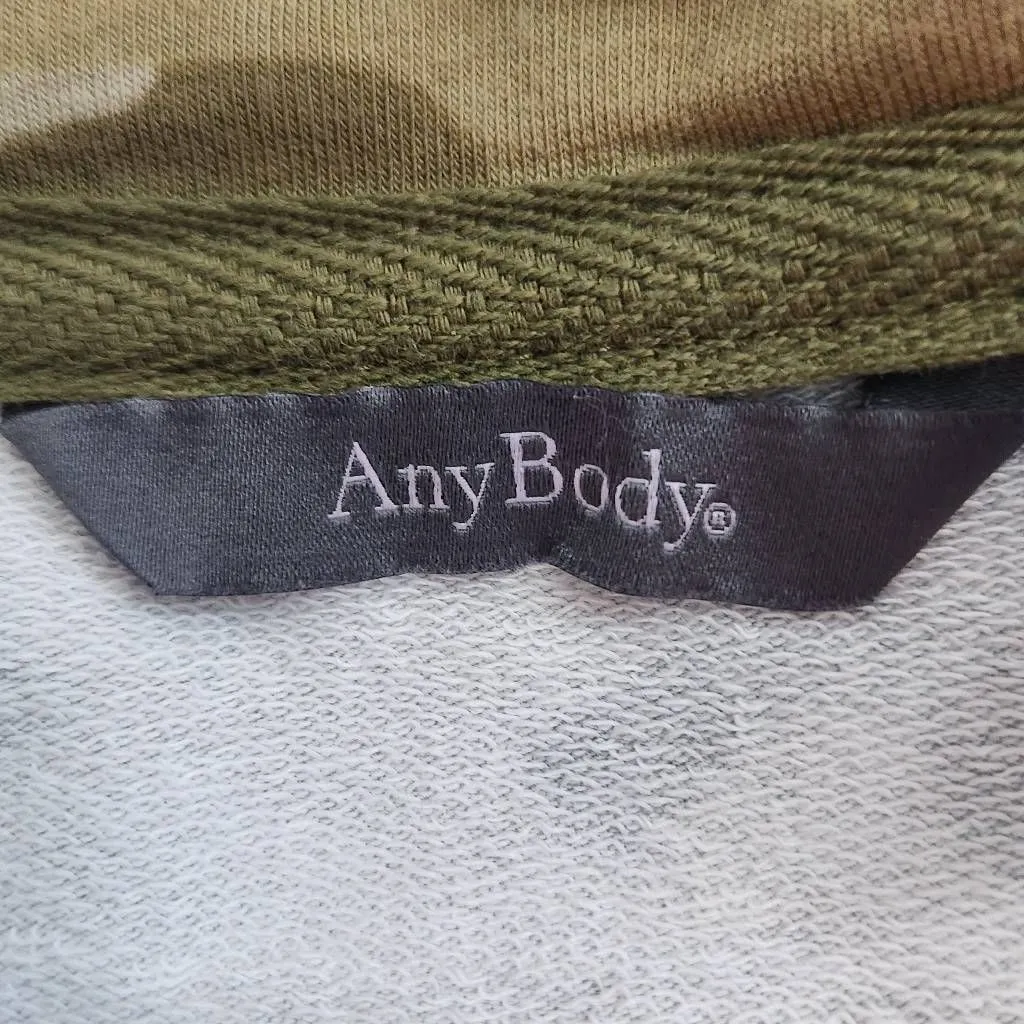 AnyBody Green Camo Pullover Size XXS Sporty Camo Top - Image 6
