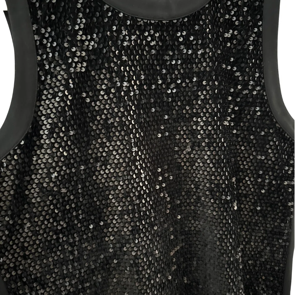 J. McLaughlin Christian Sleeveless Sequin Embellished Sheath Dress Black Size XL - Image 7