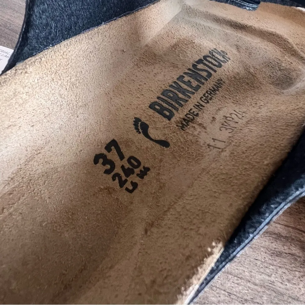 Birkenstock Arizona Black Gator Gleam Women's Sandal Size 37 aka 6 #242649 - Image 6