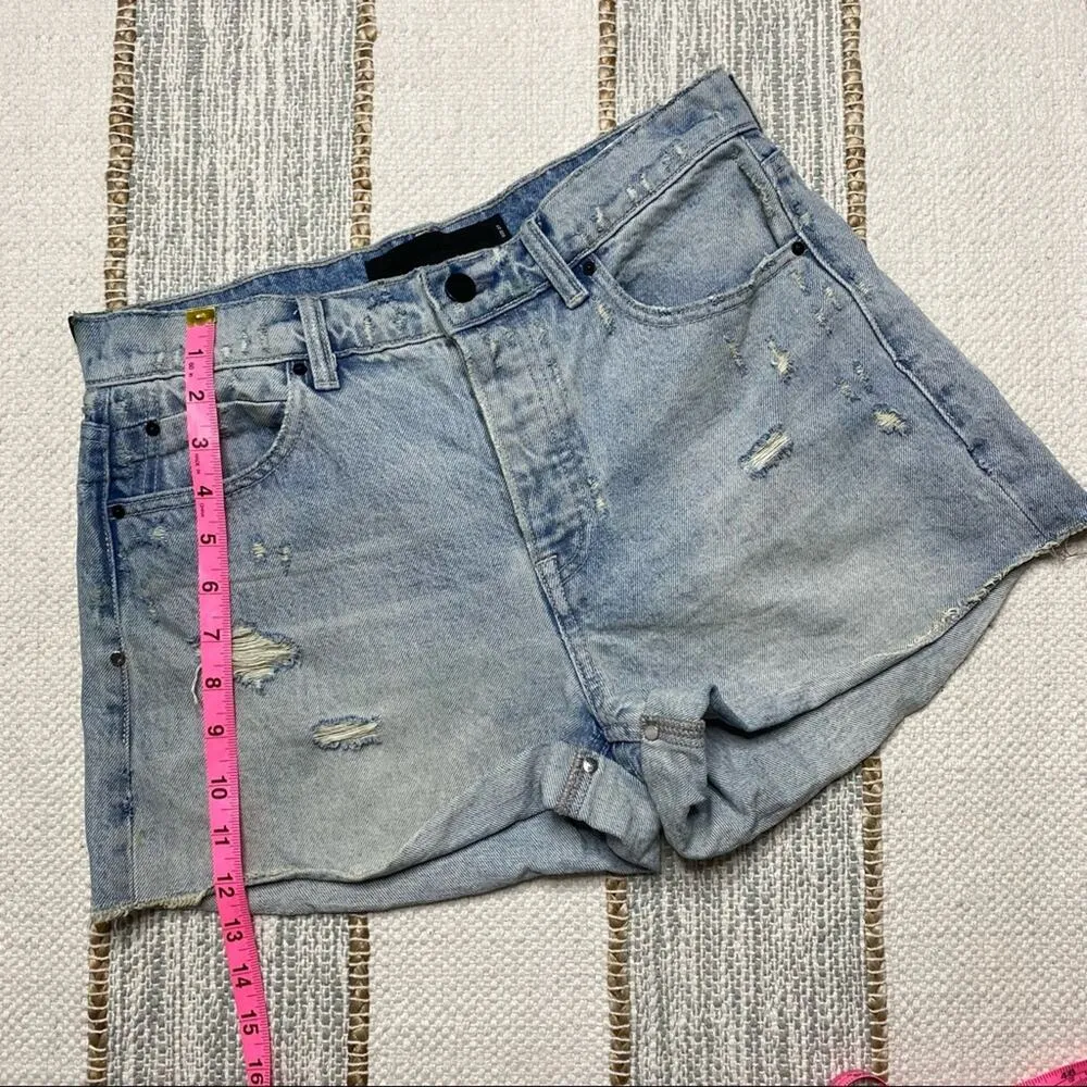 Alexander Wang Hike Rolled Vintage Bleach Shorts Women’s Size 27 - Image 5