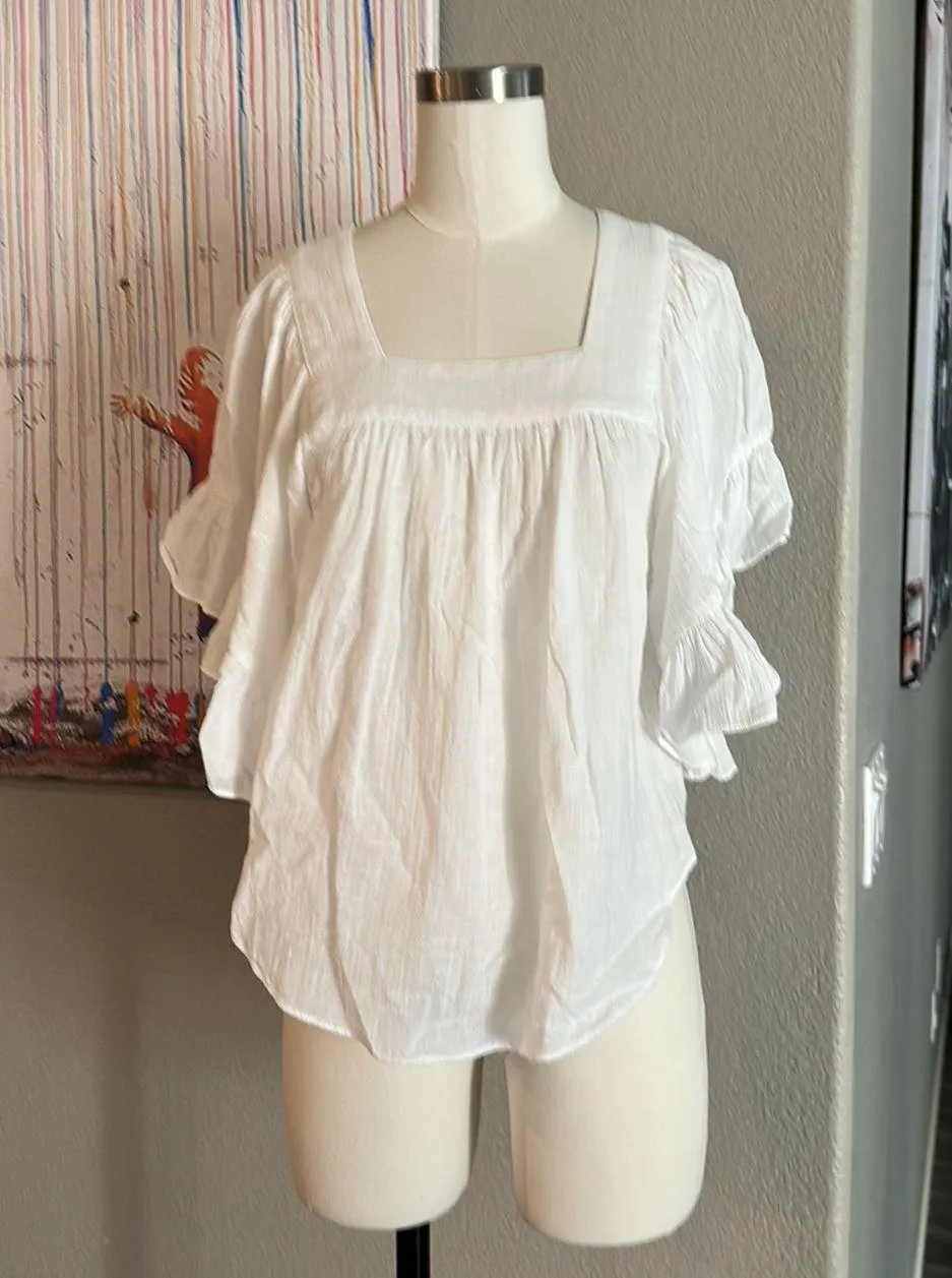 Flutter-Sleeve Butterfly Top - Image 6