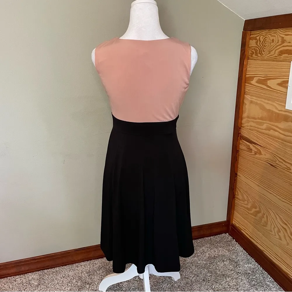 Enfocus Studio Pink & Black Sleeveless Lace Top Dress 4 - Image 57