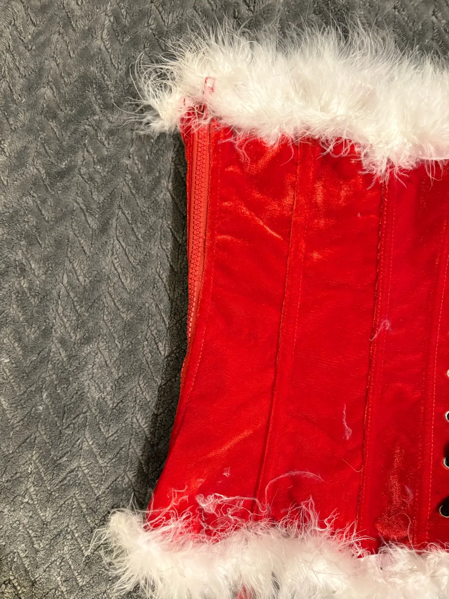 Santa baby corset Red Size M - Image 3