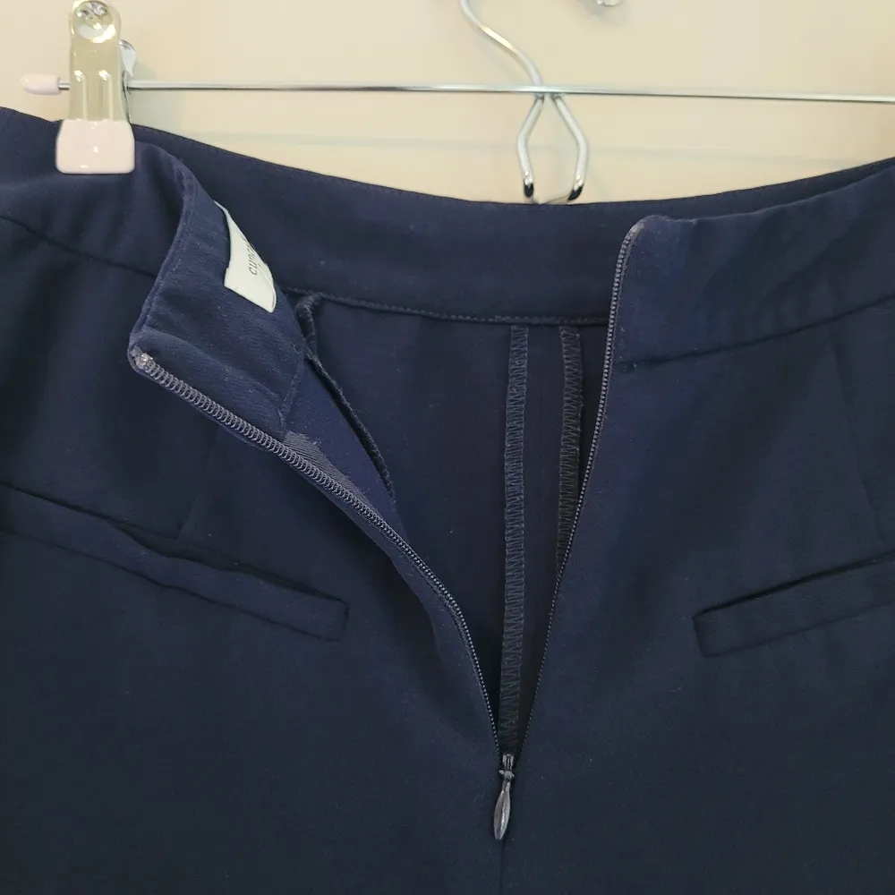 Cupcakes and Cashmere Navy Faux Wrap Skort - Image 4