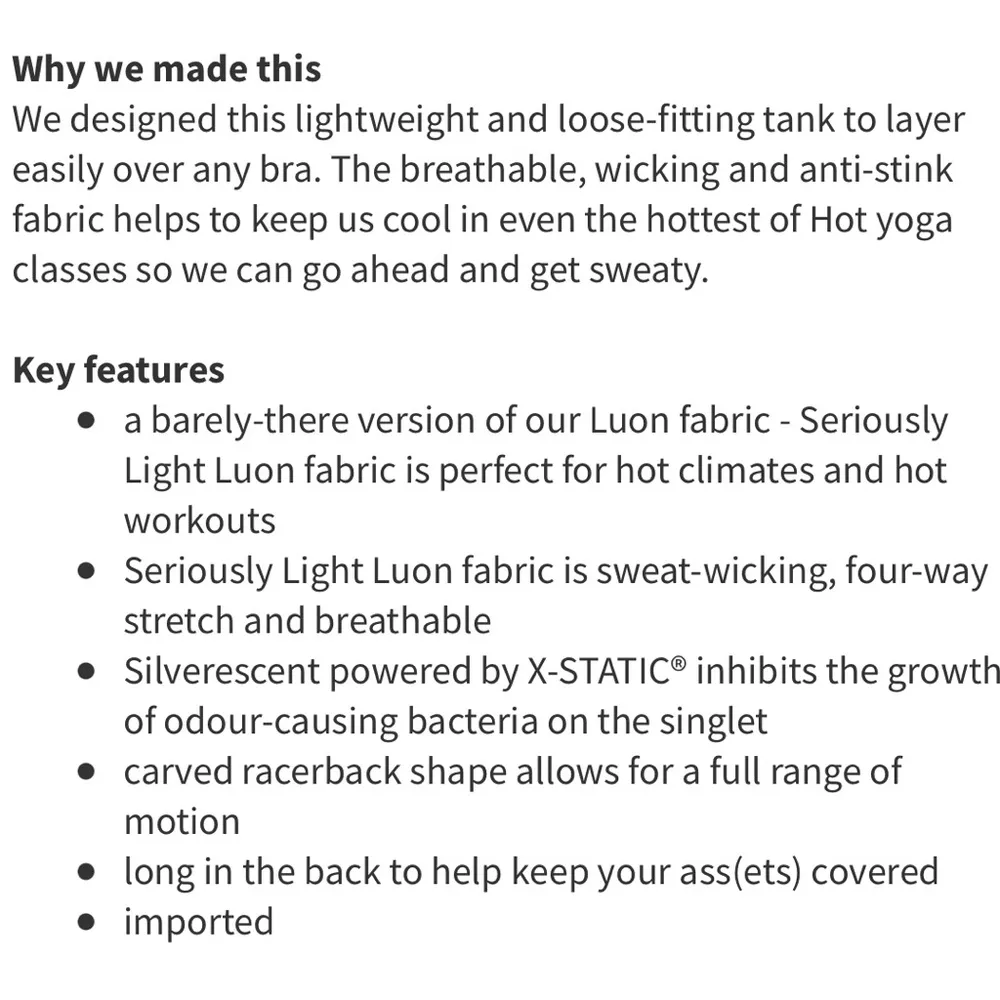 🍋Lululemon 105F Singlet *Silver Tank Top🍋~6 - Image 12