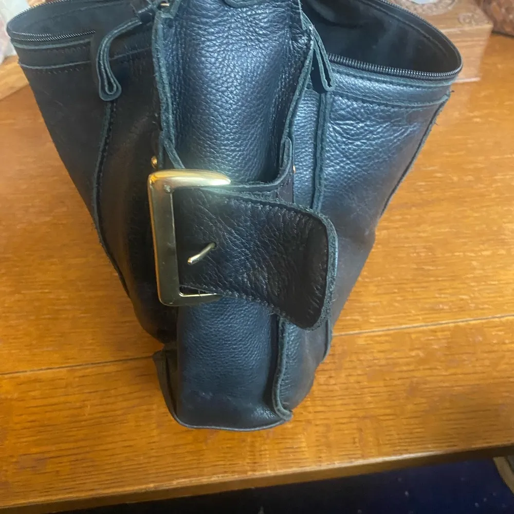 ANA A New Approach Black Leather Hobo  Womens Purse - Image 5