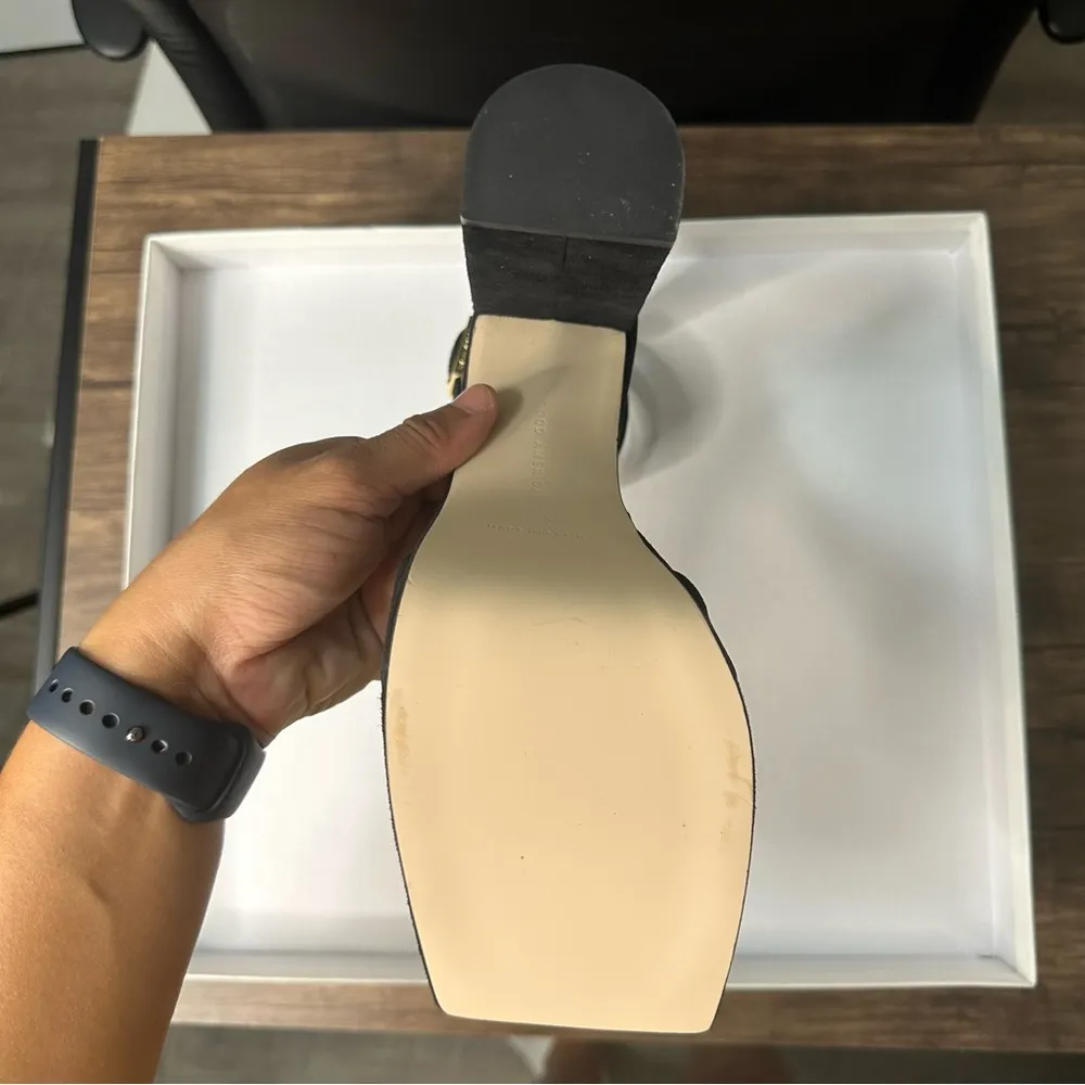 Good American Platform black heels size 8.5 NEW IN BOX - Image 2