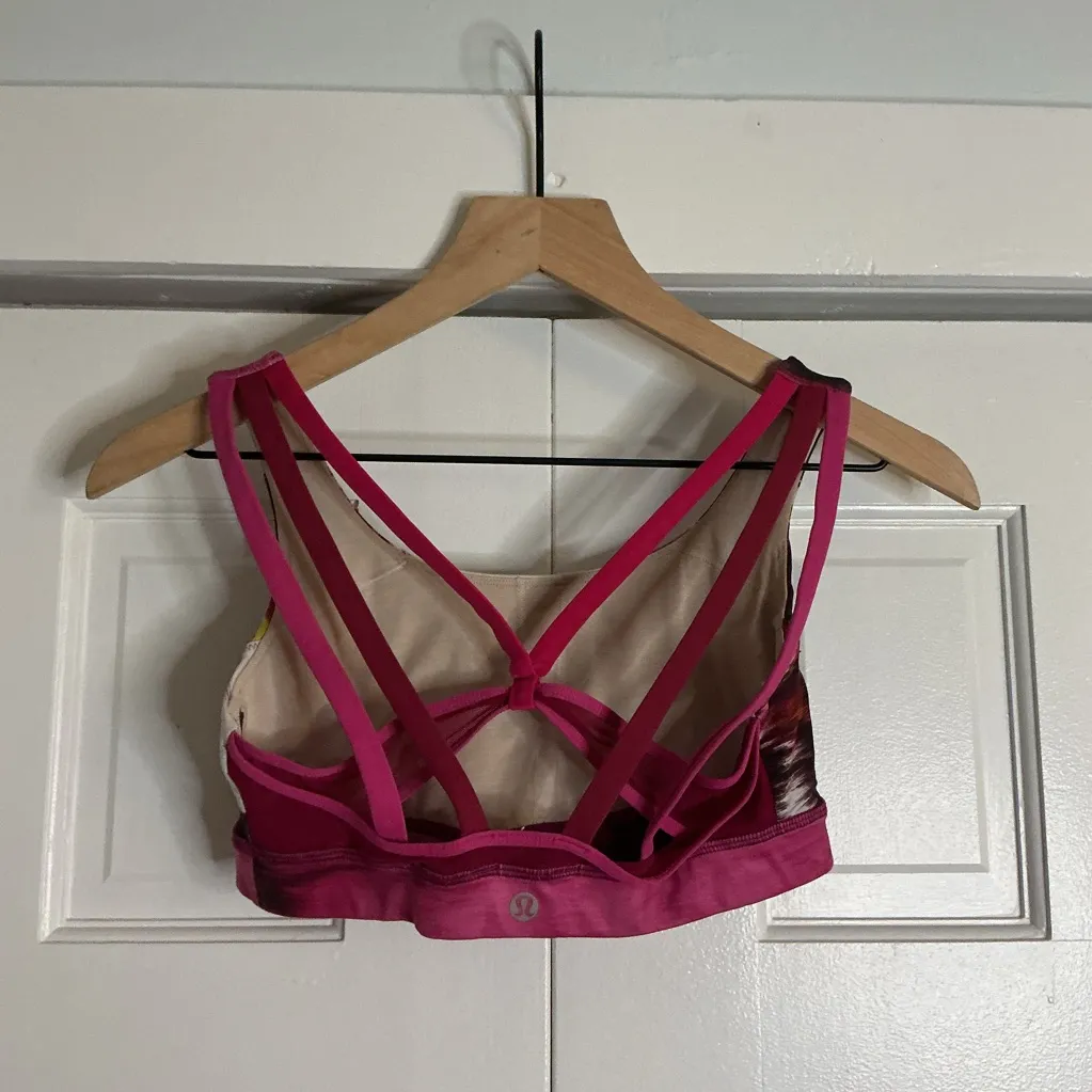 Lululemon entry bra exhale Pigment Wind Berry Rumble Multi size 6 - Image 5