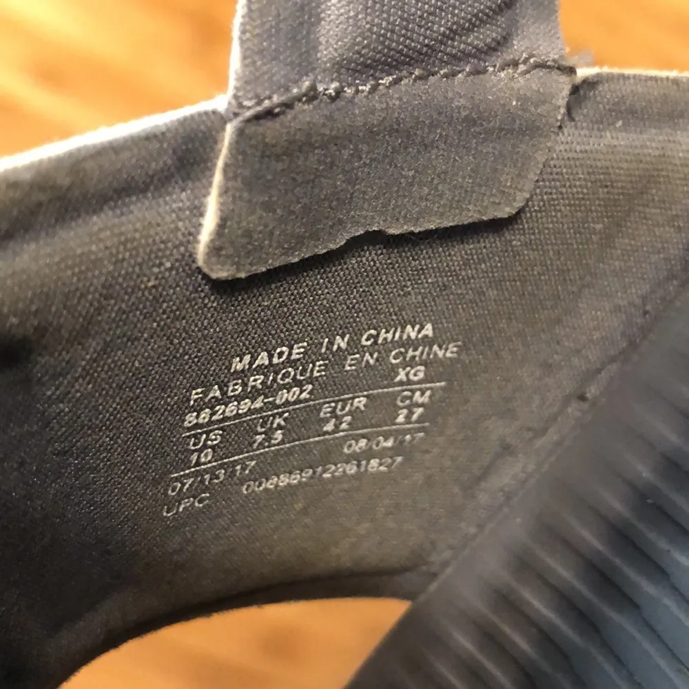 Nike Tanjun Sandals Women’s Cool Grey Size 10 - Image 7