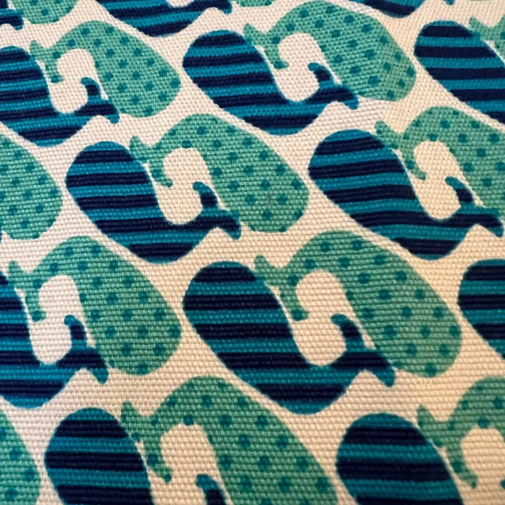 Talbots Womens Blue White Whale Skirt Coastal Fish Beach Preppy NWT Size 26W 26 - Image 2