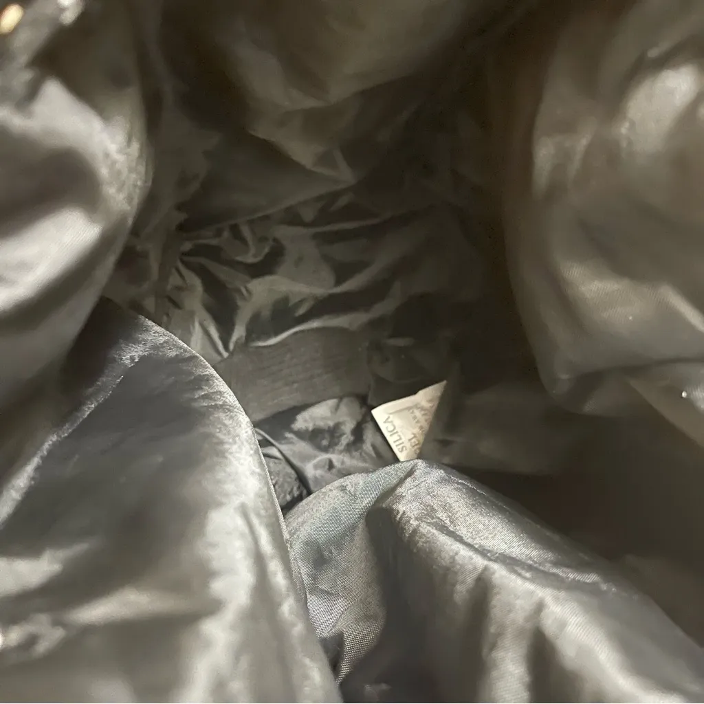 Pink By Victoria Secret Black Drawstring Backpack‎ Bag Outter Mesh Pockets NWT - Image 6