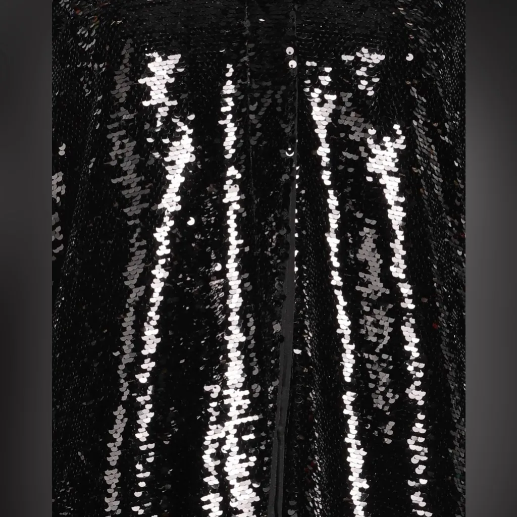 Blumarine Sequined Black Shirt Size 4 - Image 3