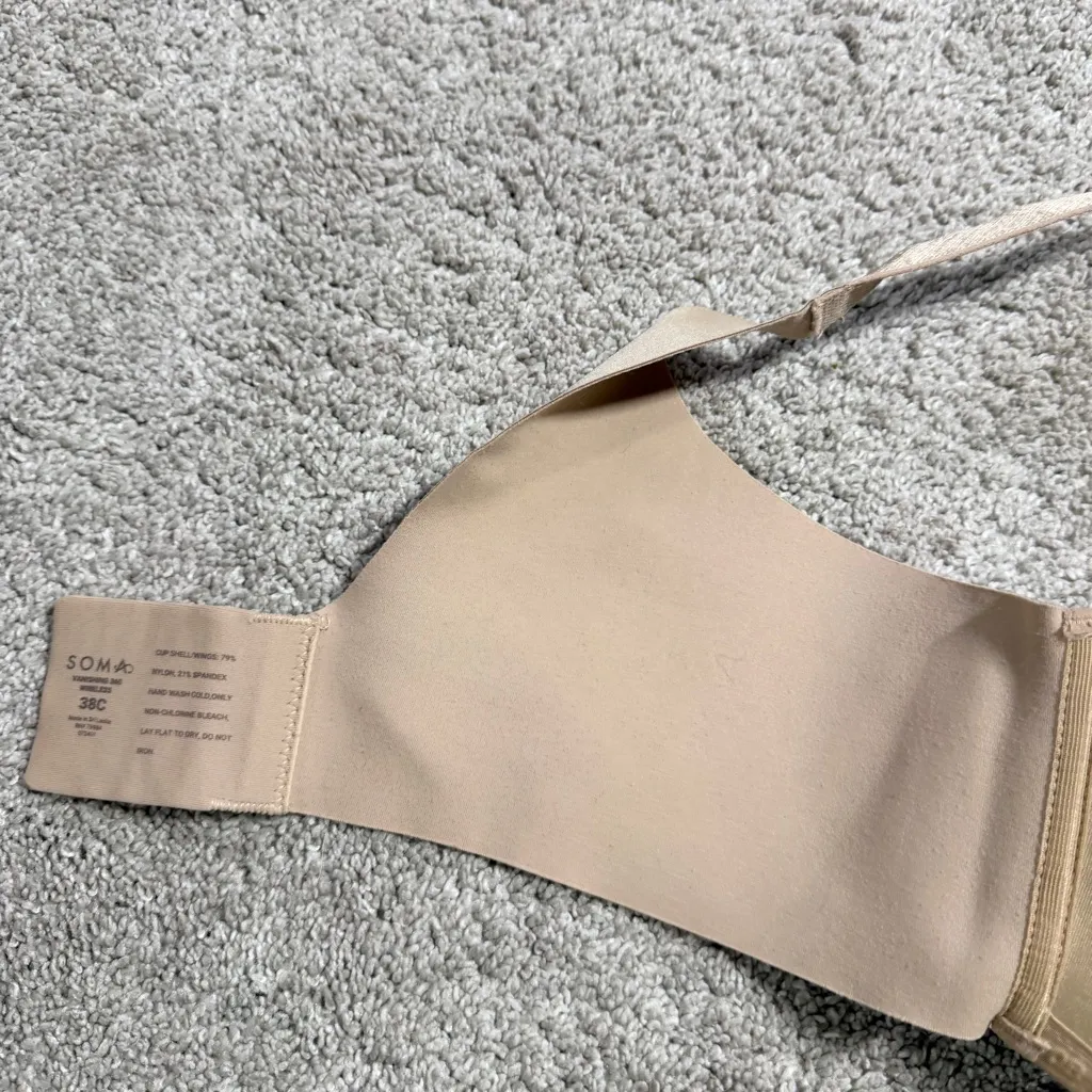 Soma Women’s Vanishing 360 Wireless Bra in Warm Amber 38C - Image 9