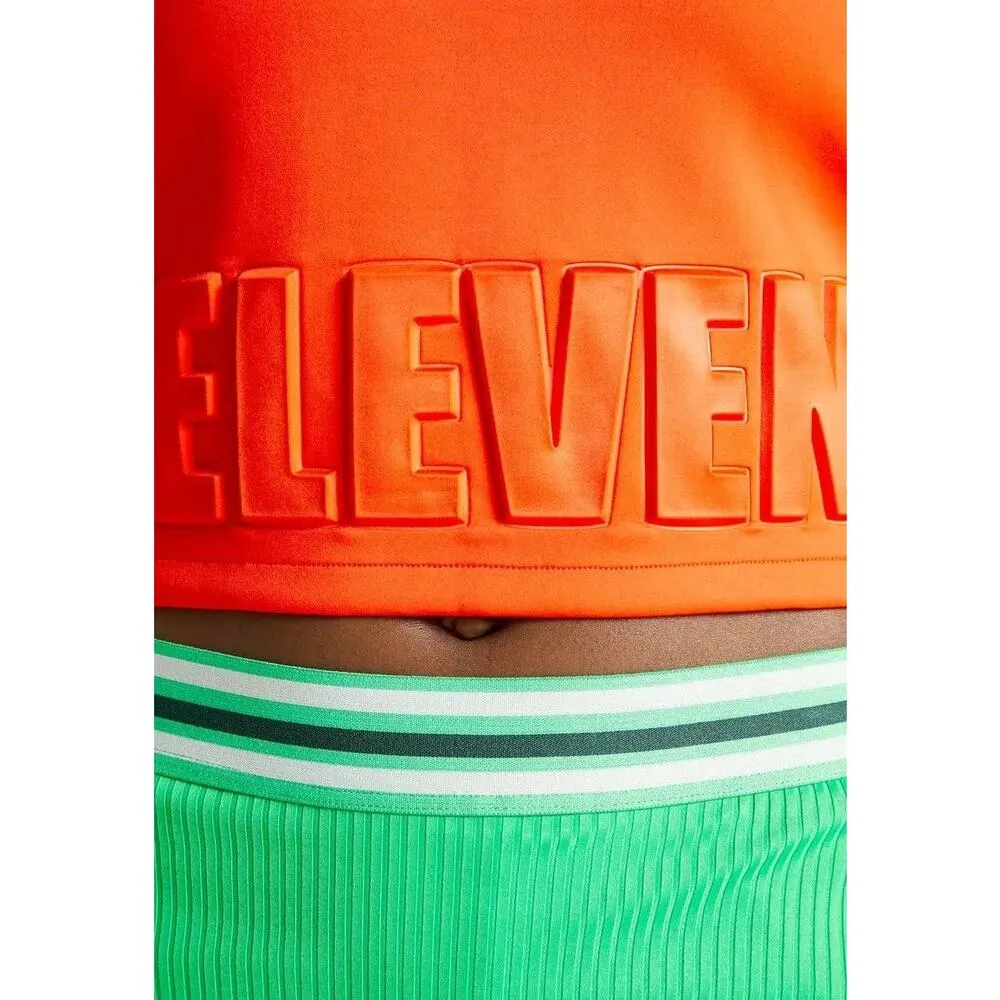 EleVen by Venus Williams Cherry Tomato Cropped Tee Size L New w/ Tag MSRP $88 Red Size L - Image 5