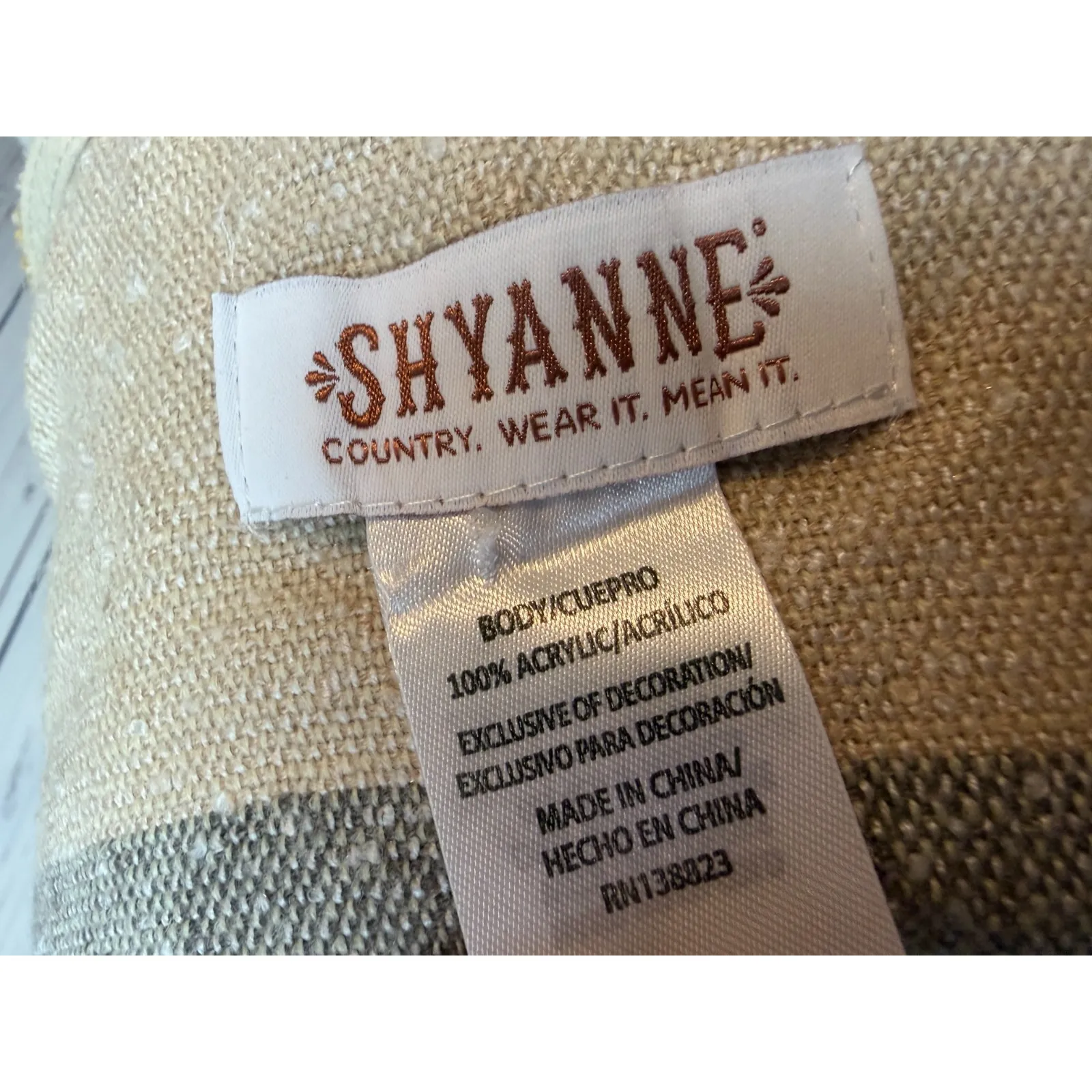 Shyanne Country Wear Striped Cape Shawl Knit Belted Boho Chic Belted Poncho OSFA - Image 3