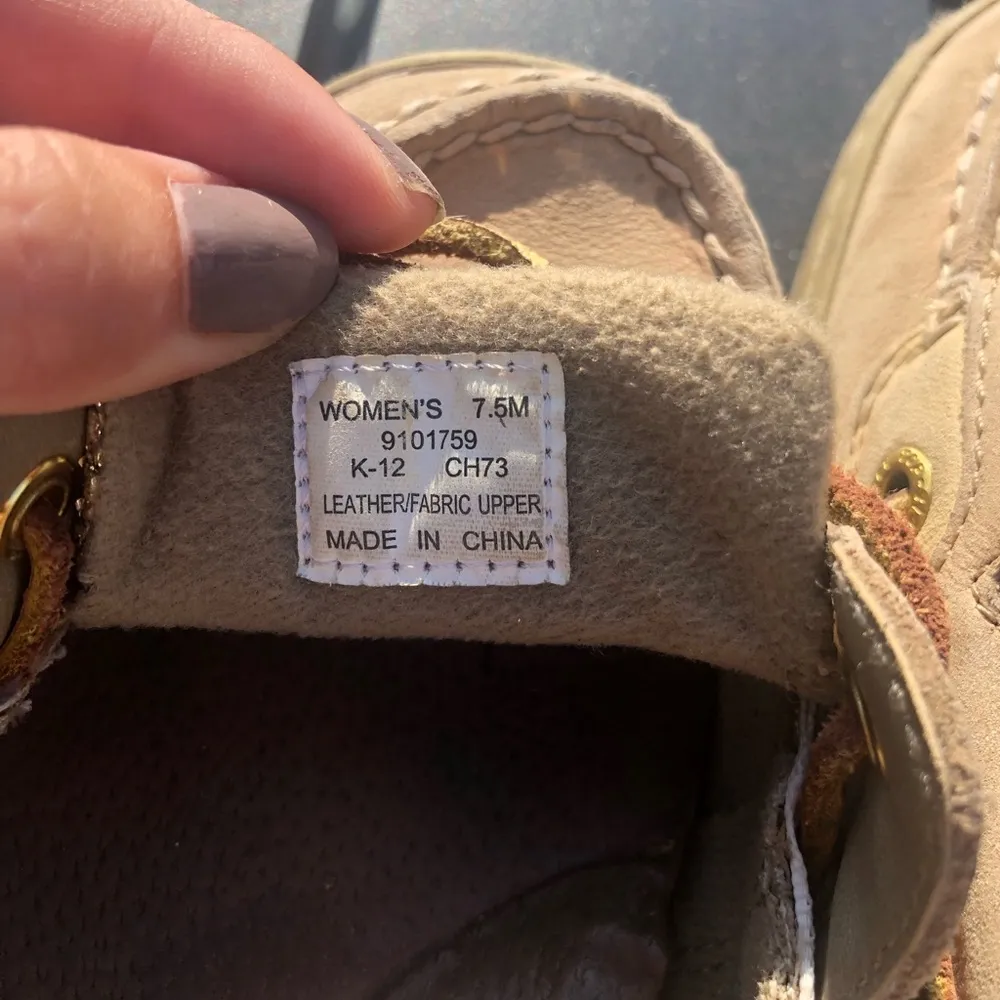 SPERRY gold size 7.5 top-sider boat shoes - Image 6