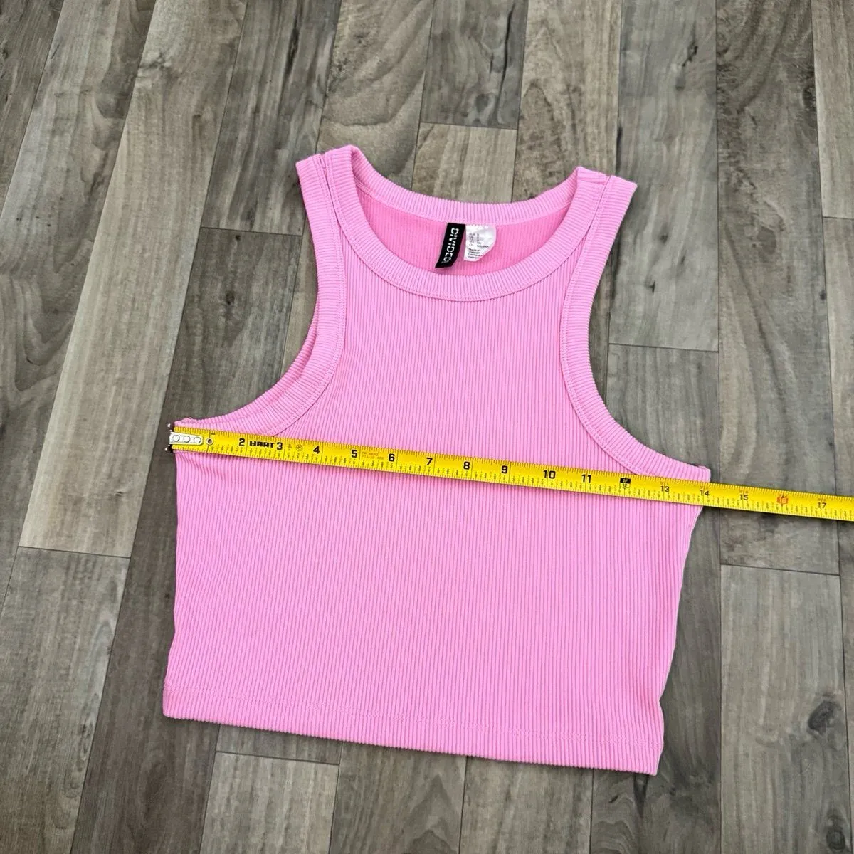 Divided hot pink cool toned tank top - Image 3