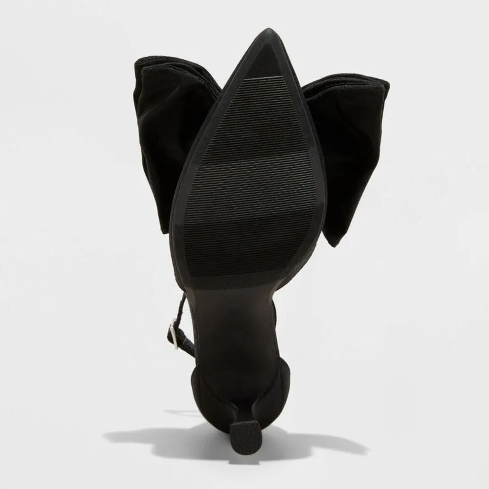 a new day Black Bow Heels size 11 - Image 2