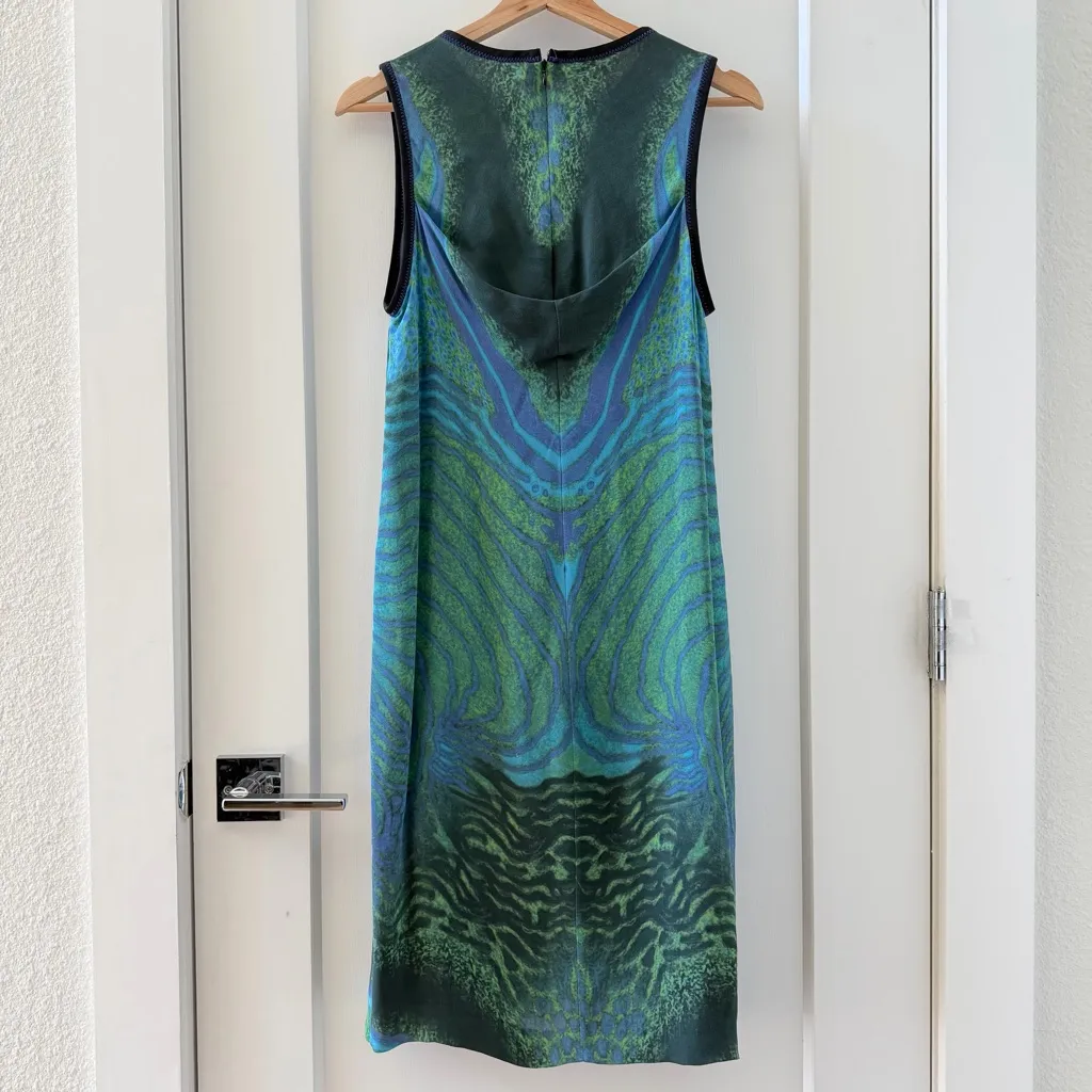 Proenza Schoular avatar inspired pure silk sleeveless summer dress size 8 - Image 2
