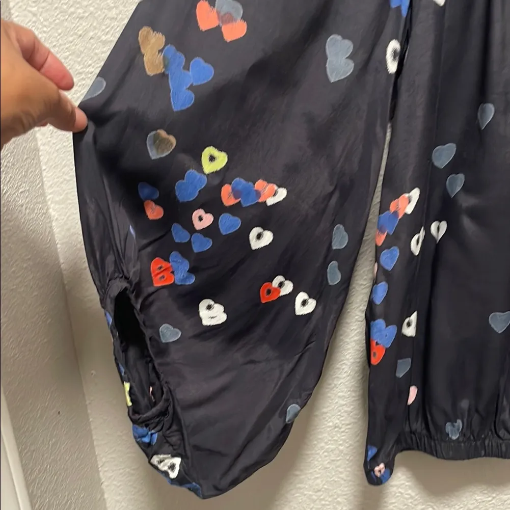 Ivy Jane Blue Relaxed Blouse with Billowy Sleeves - Image 3