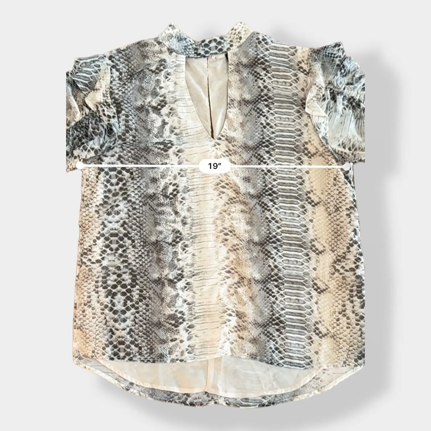 Maven West Snake‎ print Top Size S - Image 4