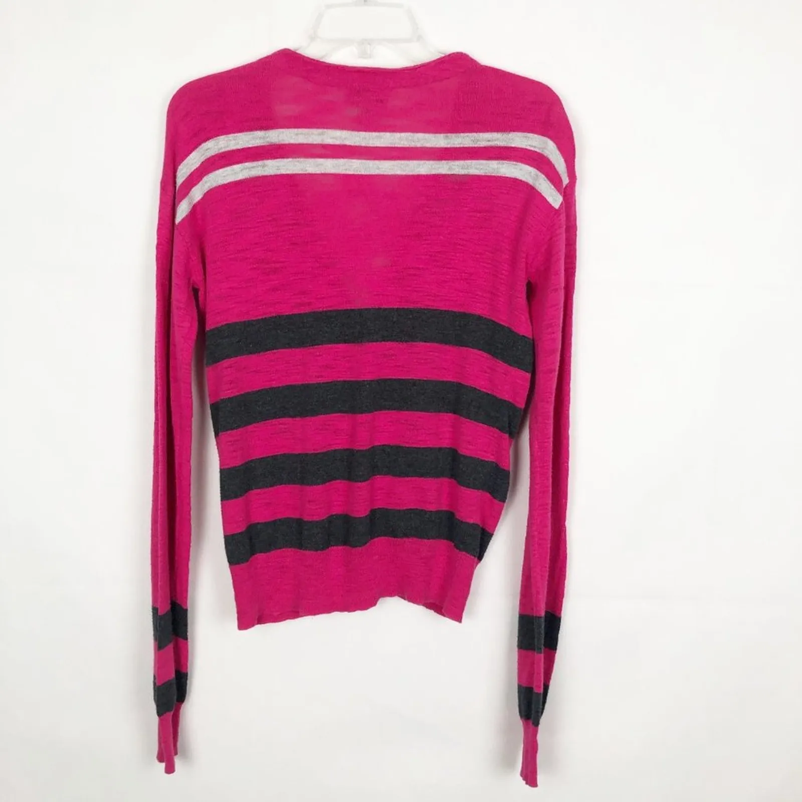 Arizona Cardigan Sweater Juniors M Y2K Cotton Academia Preppy Lightweight Grunge - Image 5