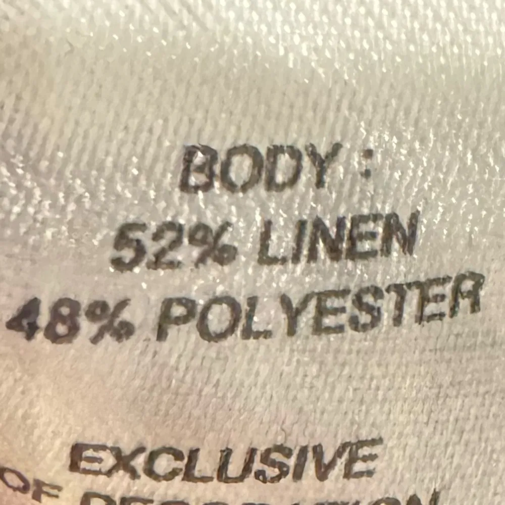 MARKET & SPRUCE STITCH FIX Linen Blend Tank Top Embroidered Blouse Sz XS/S Navy - Image 6