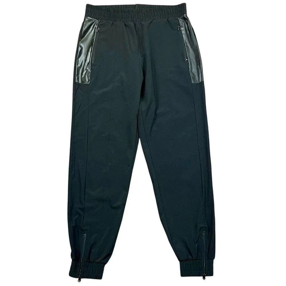 Victoria’s Secret Sport Black Joggers Mesh Sheer Side Medium - Image 2