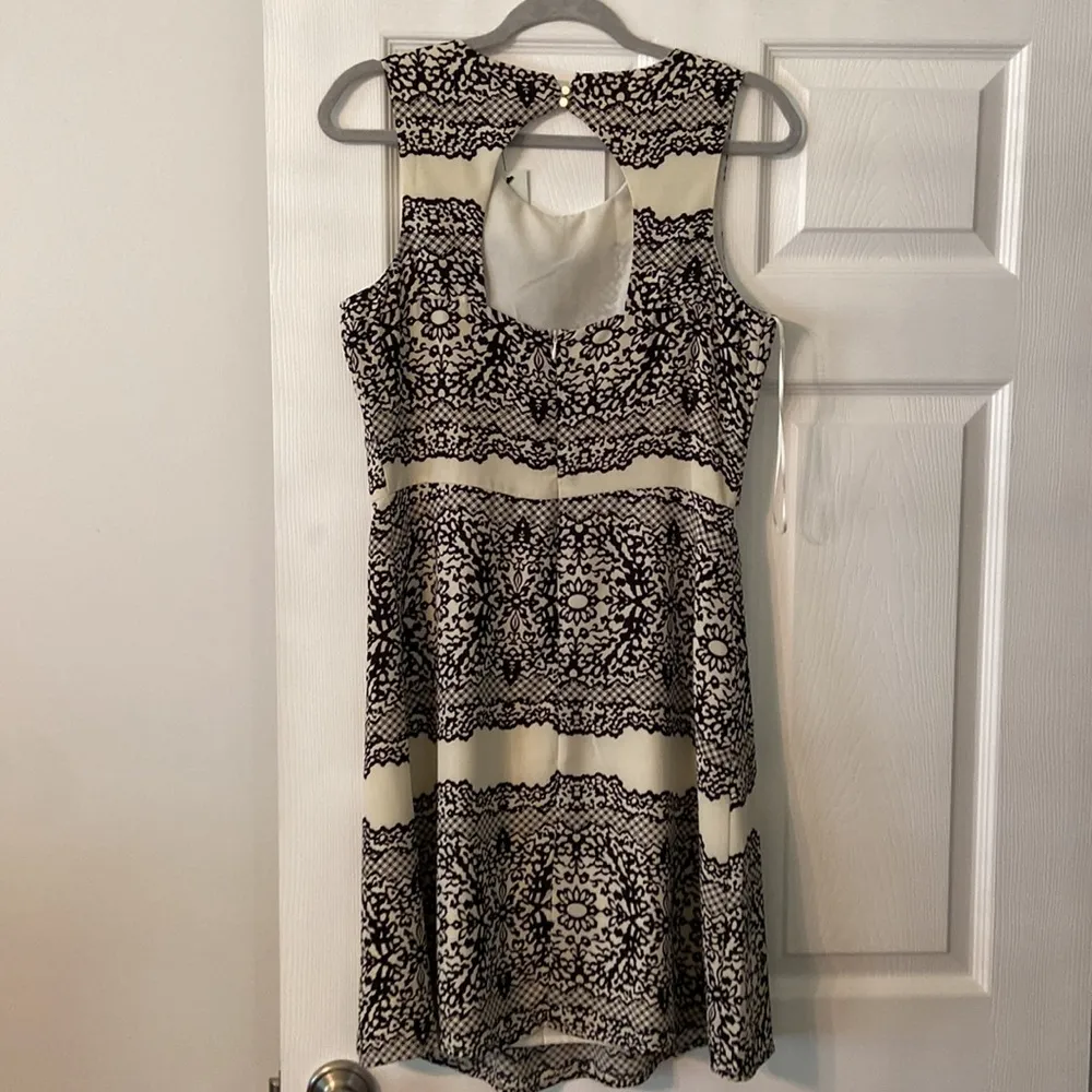 Skies Are Blue Black and Cream A-Line Backless Dress size M brand new length 36” - Image 6