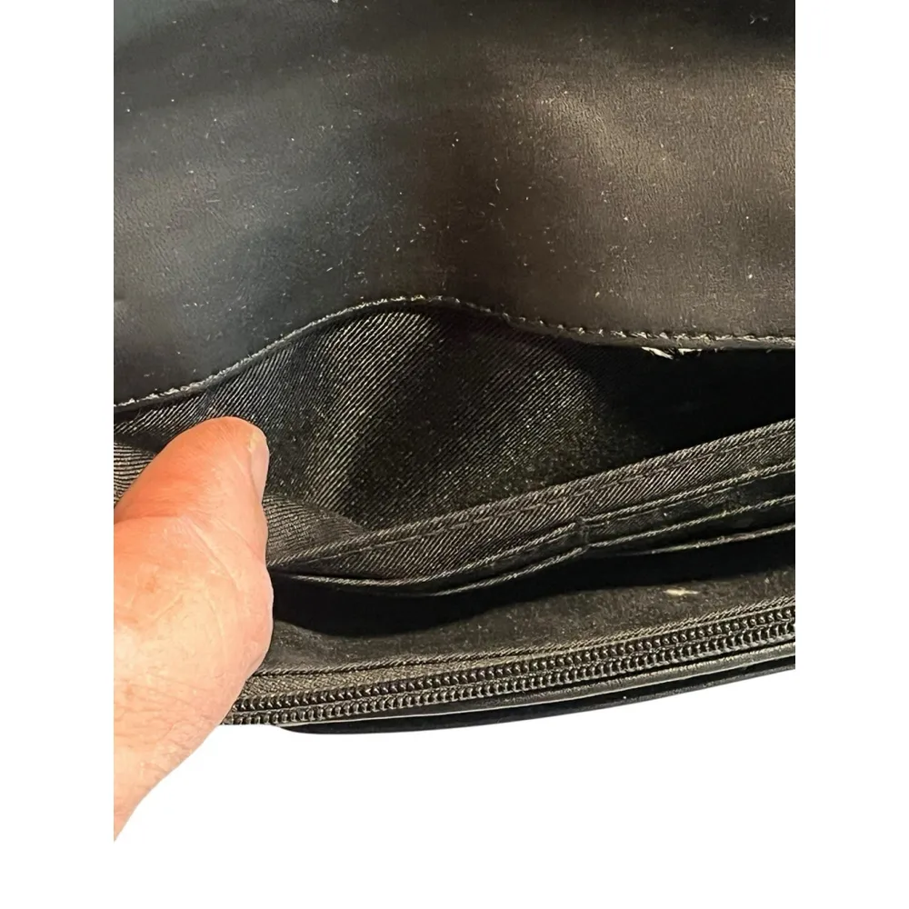 NWT Nine West Wristlet Back Pebbled Small Purse Cross Body Strap Multi Pocket - Image 5