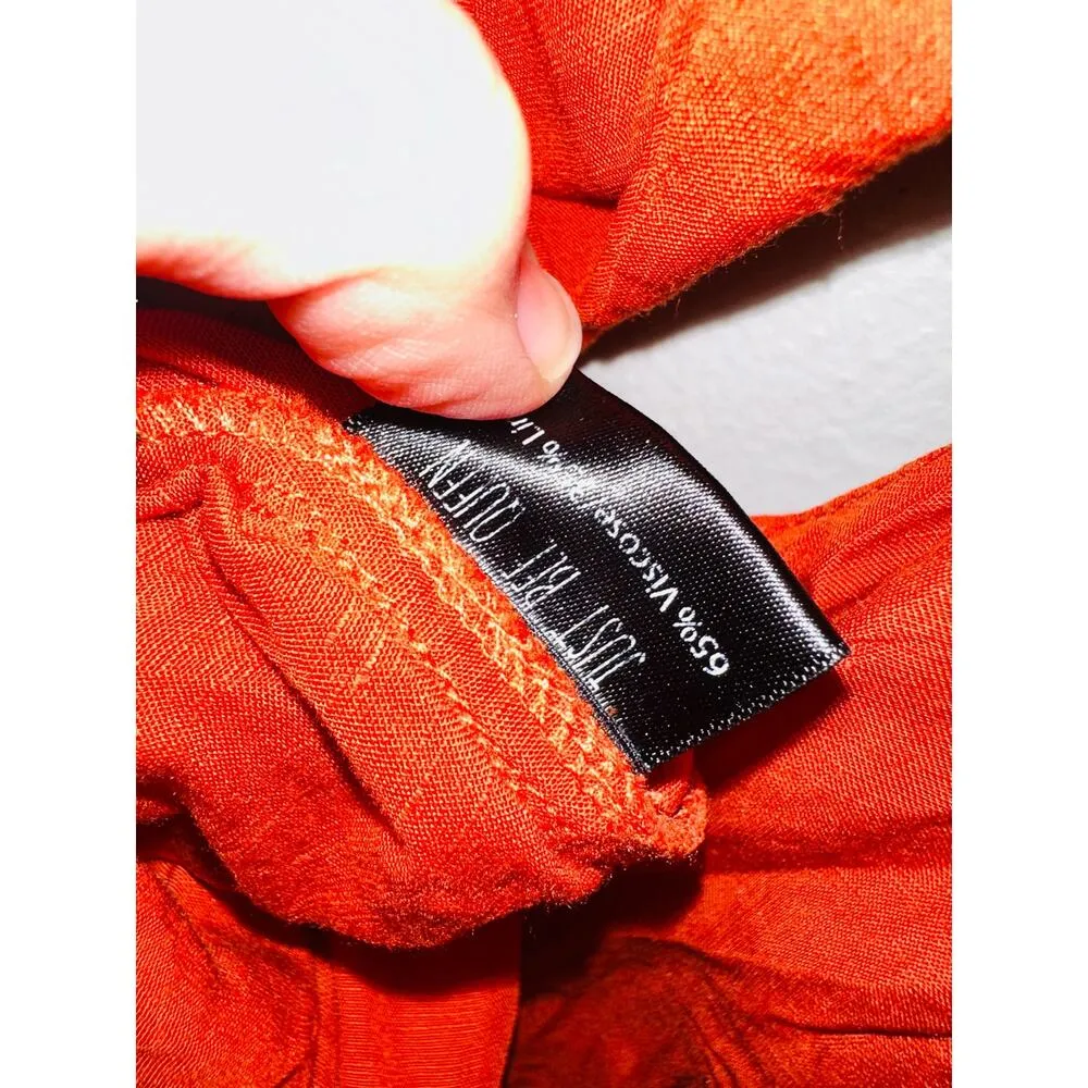 JUST BEE QUEEN Red One Shoulder Solange Knee Length Ruffle Mini Dress Size XS - Image 9