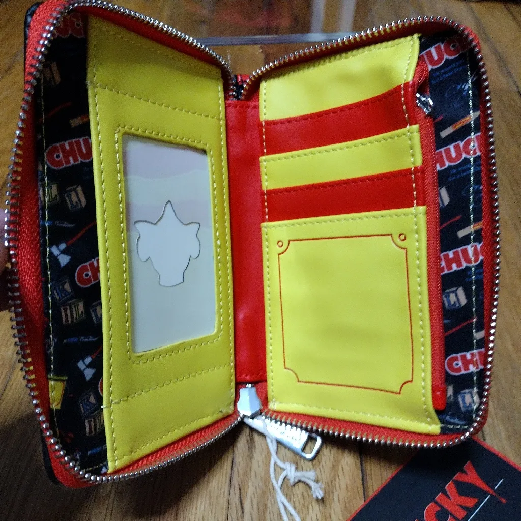 NEW Loungefly Child's Play Chucky Small Zip Wallet - Image 3