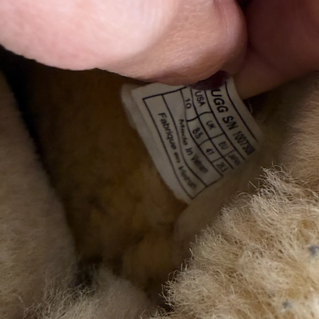 UGG Bailey Bow Tall II Shearling Boots Women’s Size 10 Chestnut Suede - Image 7