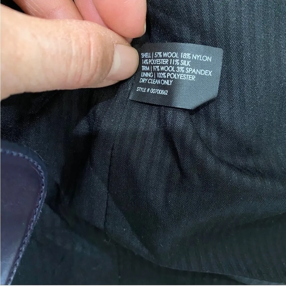 Club Monaco wool blend blazer in grey and black EUC - Image 6