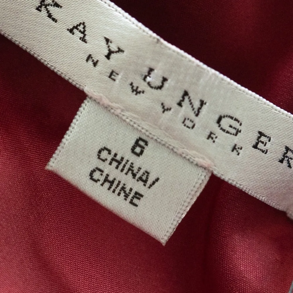 Kay Unger -  Izabella One Shoulder Satin Gown - Image 6