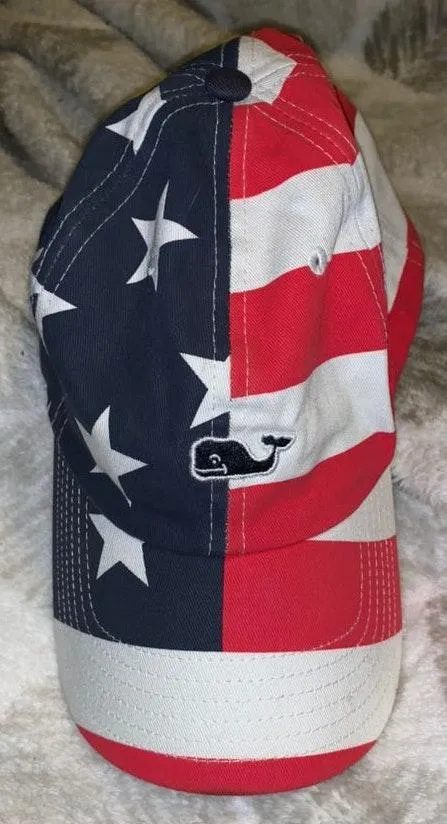 Vineyard Vines American Flag Hat - Image 3