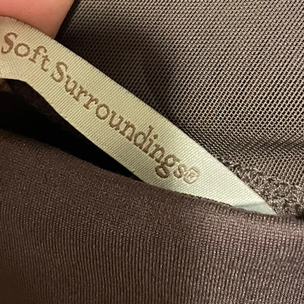 Soft Surroundings Brown Slim-Sation Contour Slimming Tummy Control Bootcut Pants - Image 5