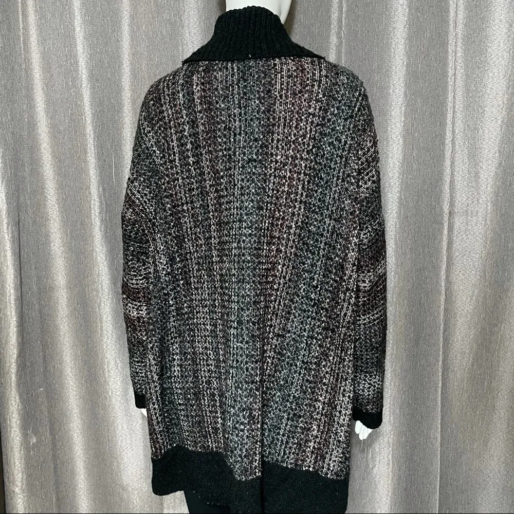 J Jill Pure Jill Cowl Neck Knit Pullover Sweater Black Size L - Image 4