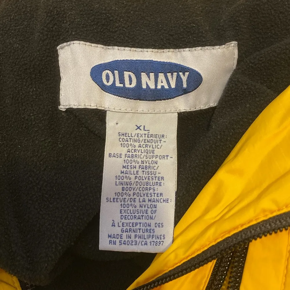 Retro 90’s Yellow Quarter Zip Rain Jacket - Image 7