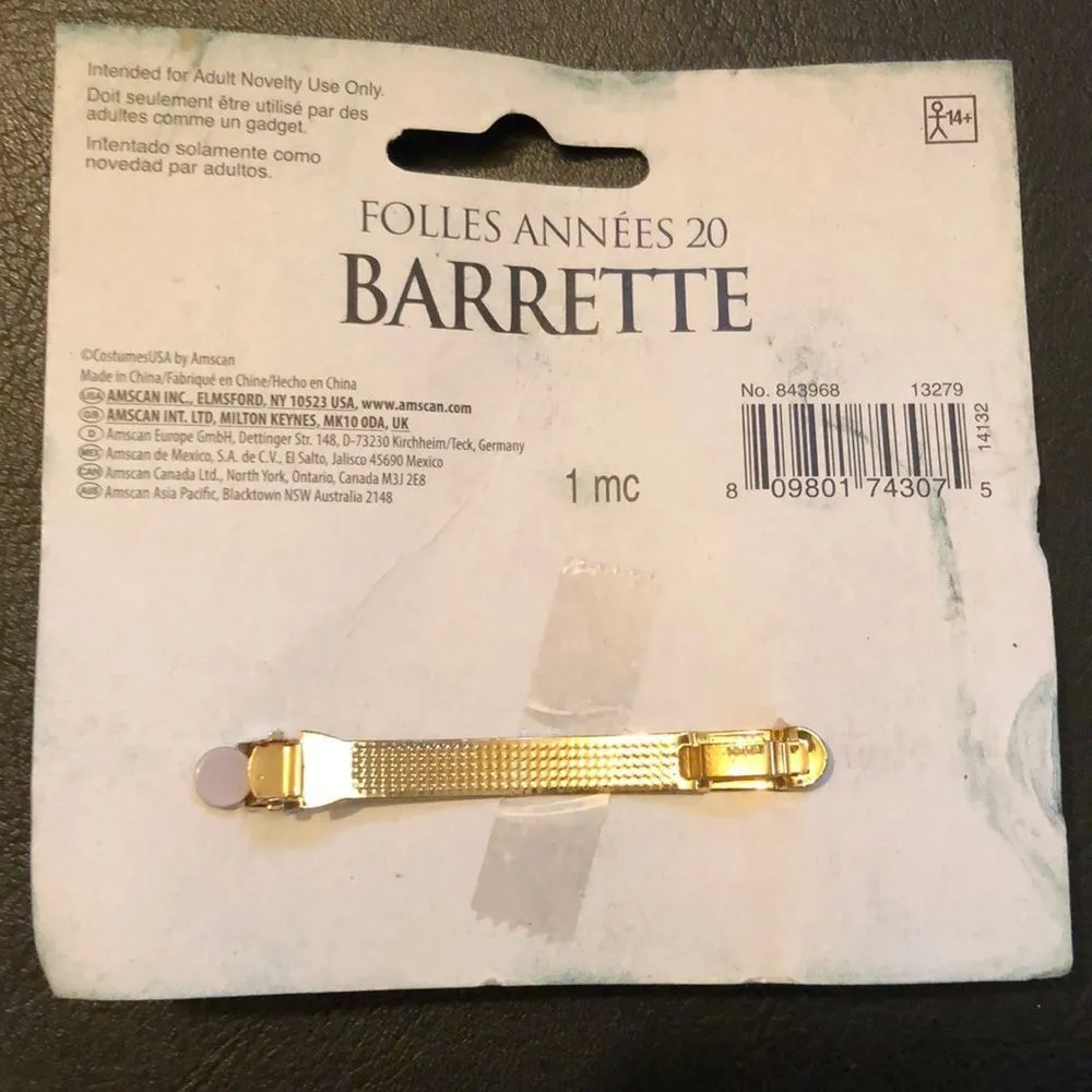 Roaring 20s Flapper Gatsby Barrette Costume - Image 6