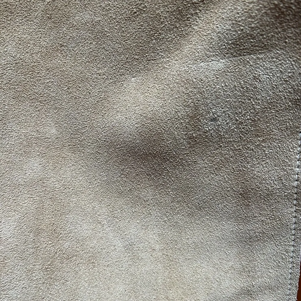 Vintage Mexico Handmade Artisan Leather Suede Crossbody Purse Bag Festival Indie - Image 14