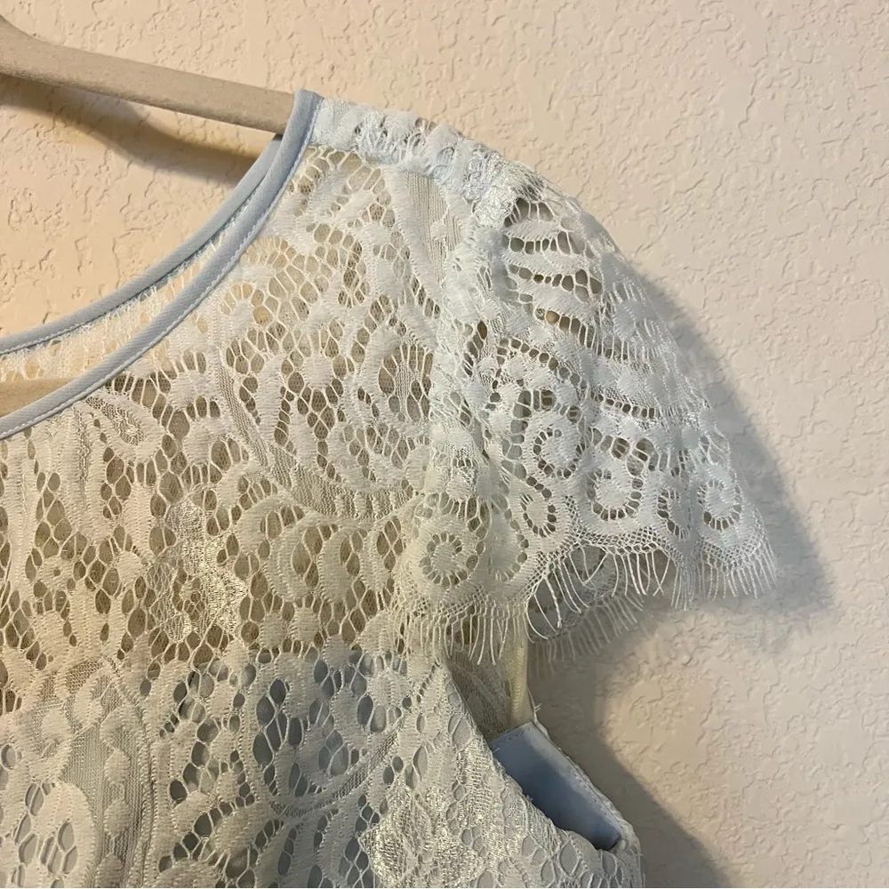 JJs House Light Blue Lace Dress - Image 5