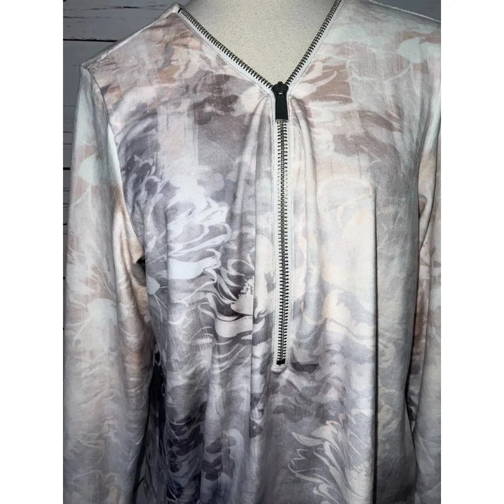 Soft Surrondings‎ Blouse Corrina Large Shirt whimsigoth Tunic 2BR47 Velour goth - Image 5