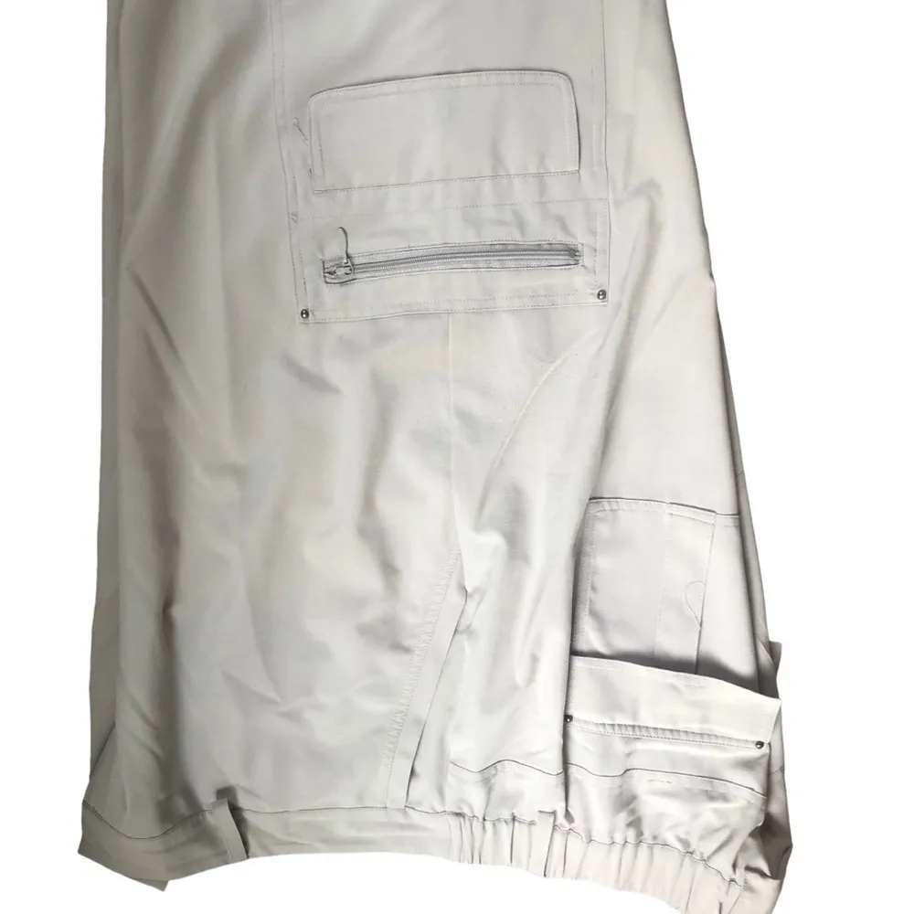 Soma Amelia Tech Cargo Pant Sz. L Roll Up Leg Pockets Beige Lightweight Lounge - Image 4