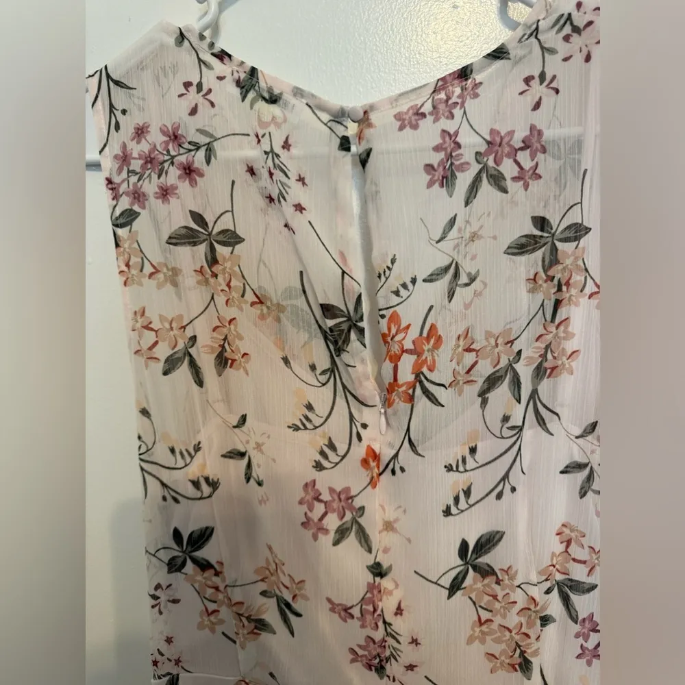 Calvin Klein New!  Pink Floral Maxi Dress Size 12 - Image 7